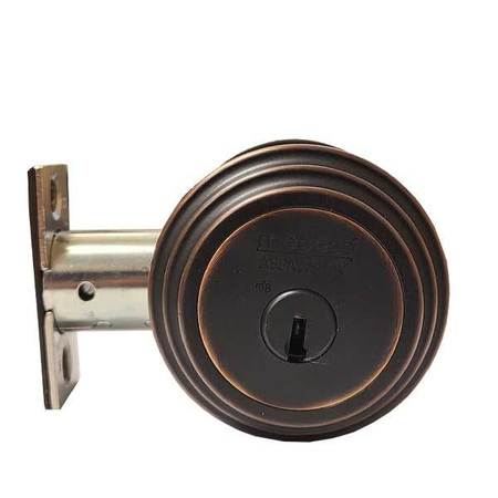 MEDECO: Single Sided Residential Deadbolt - OIL RUBBED BRONZE